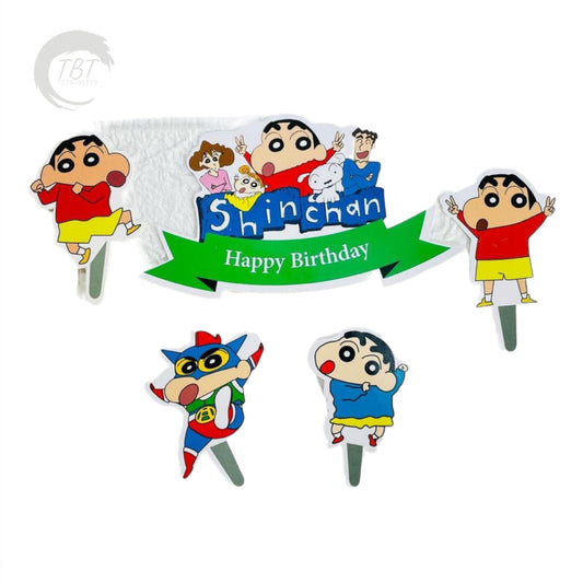 Shinchan Paper Theme Topper Set