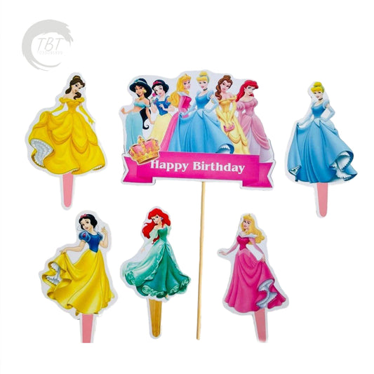 Disney Princess Paper Theme Topper Set