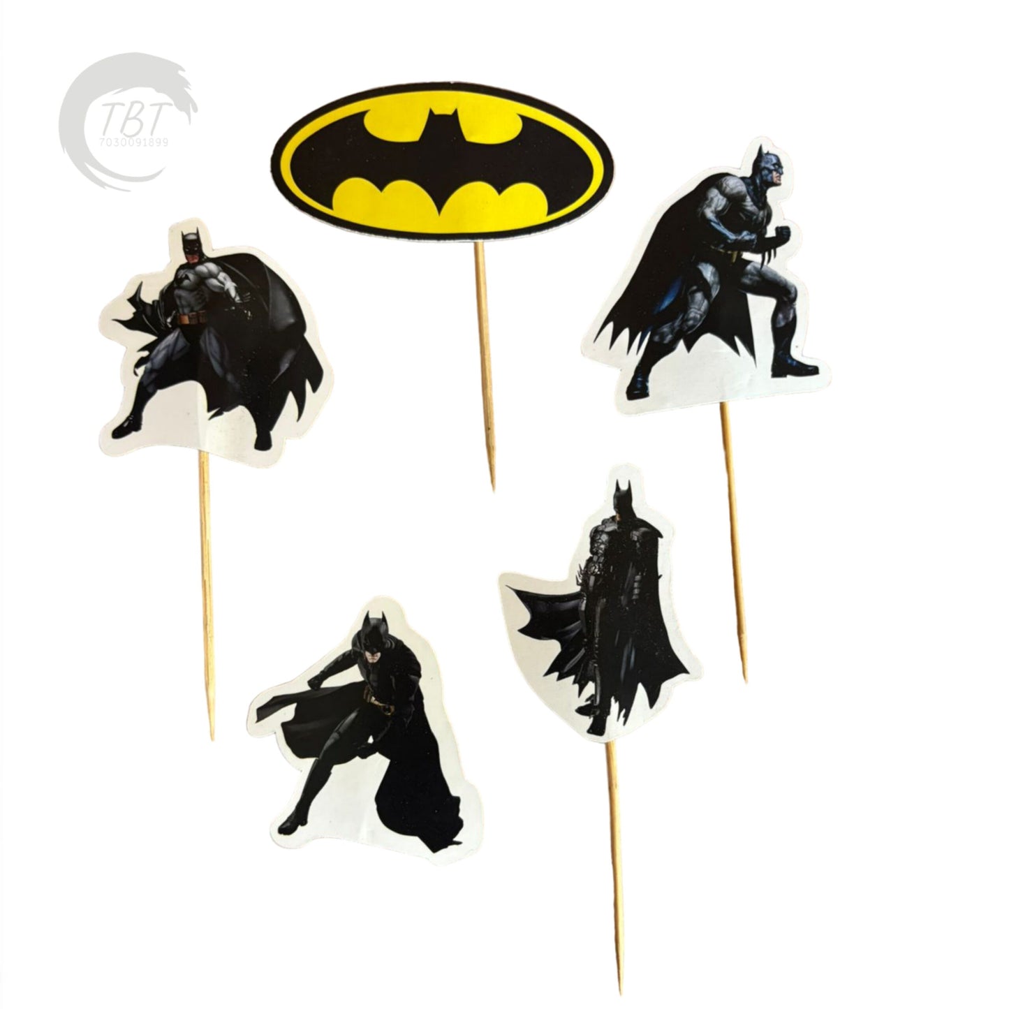 Batman Paper Theme Topper Set