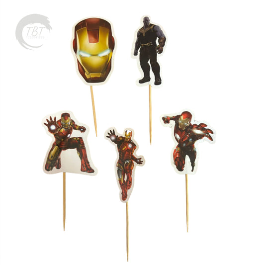 Iron Man Paper Theme Topper Set