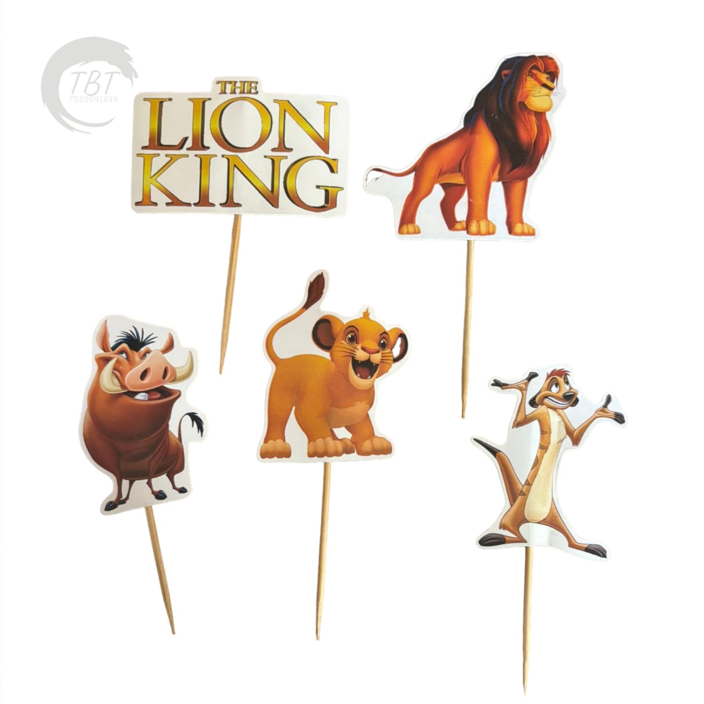 Lion King Paper Theme Topper Set