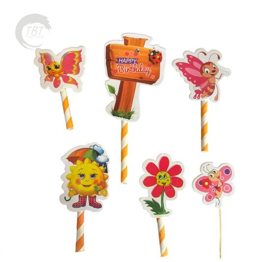 Butterfly Paper Theme Topper Set #1