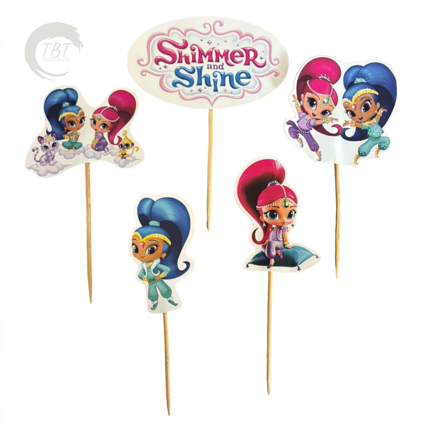 Shimmer And Shine Paper Theme Topper Set