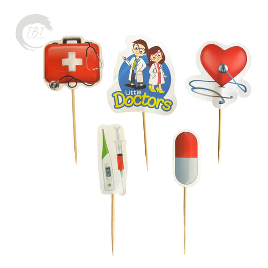 Doctor Paper Theme Topper Set