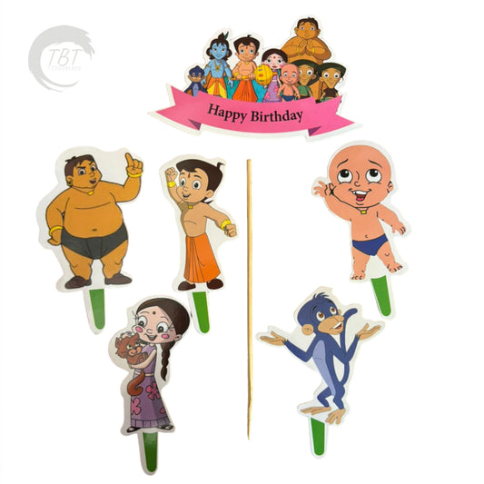Chota Bheem Paper Theme Topper Set