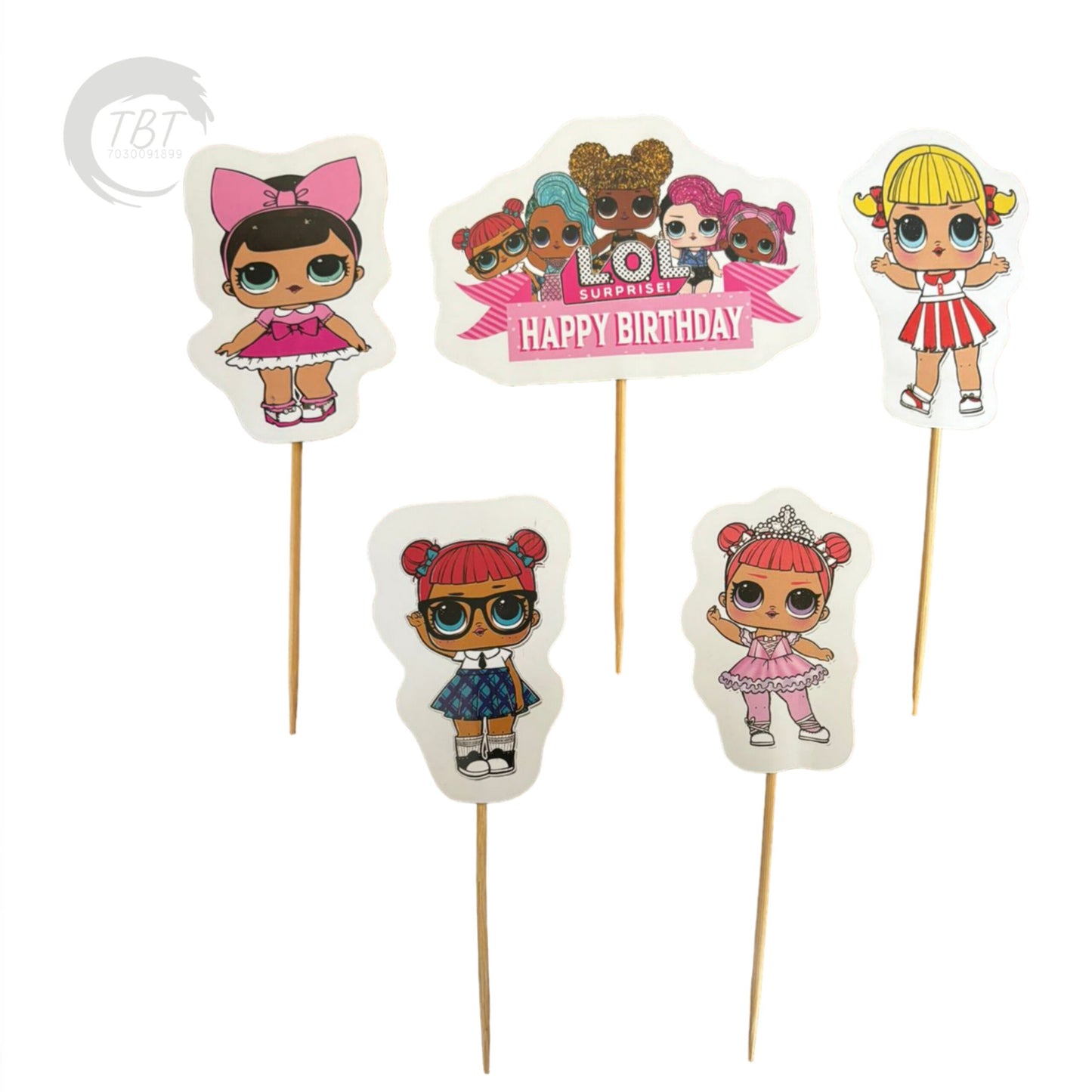 LOL Surprise Paper Theme Topper Set