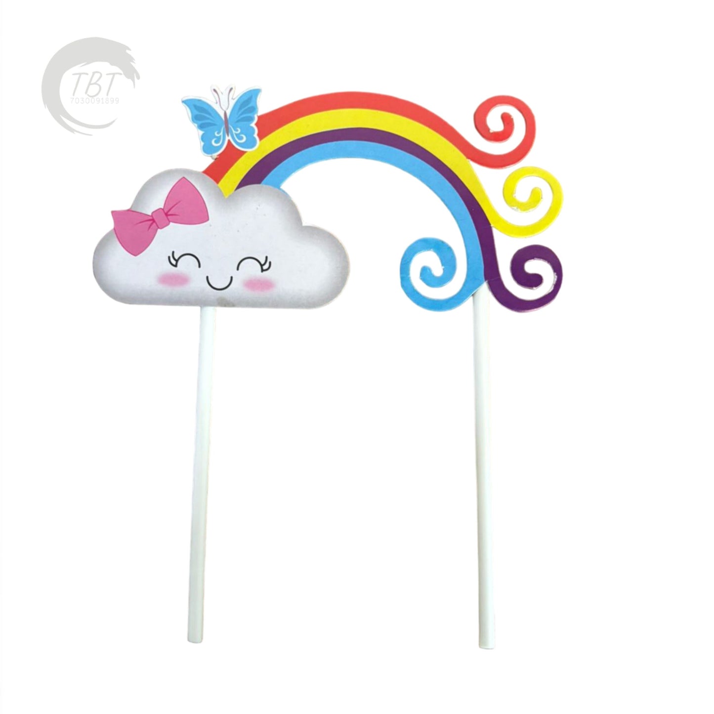 Rainbow Paper Topper #4