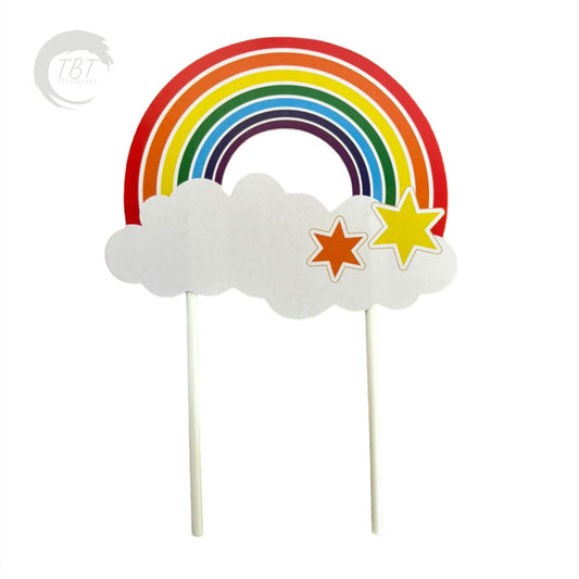 Rainbow Paper Topper #2
