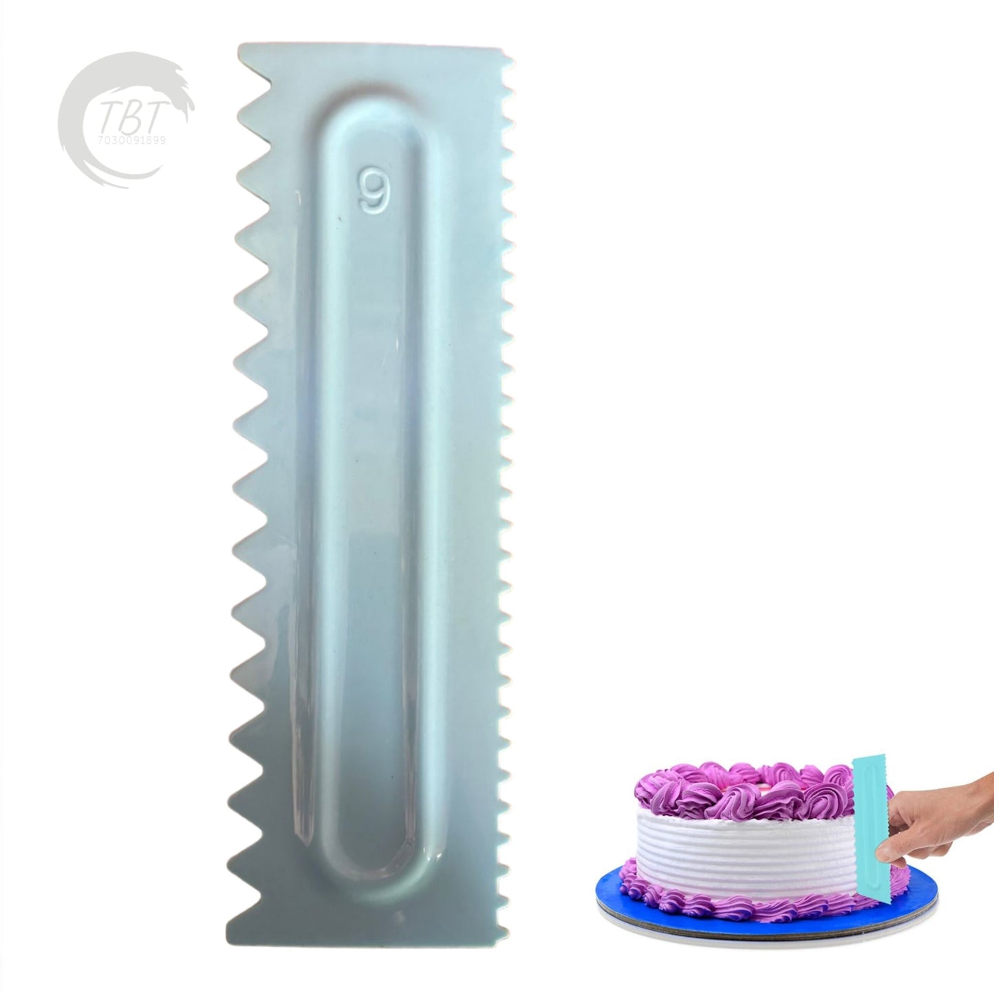 Tall Cake Comb Scraper #5