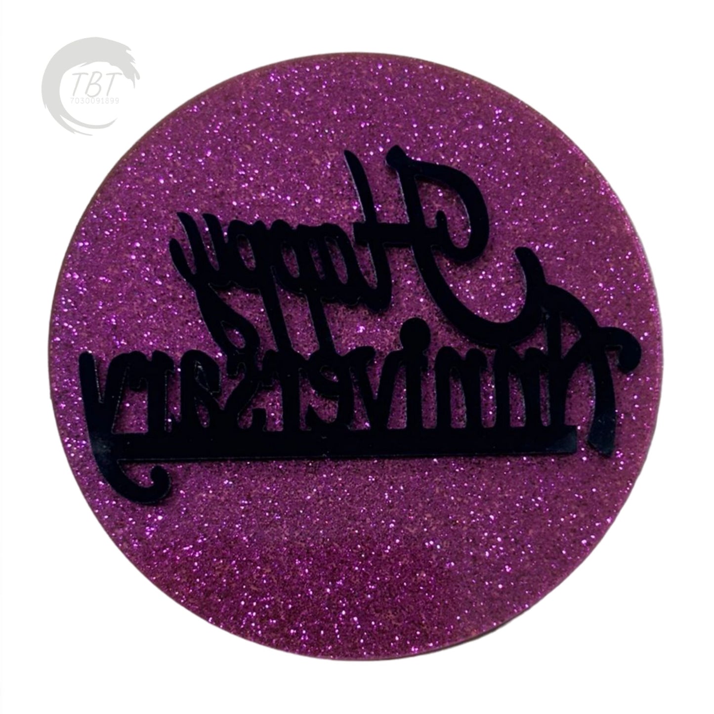 Happy Anniversary Fondant Embosser Stamp #2