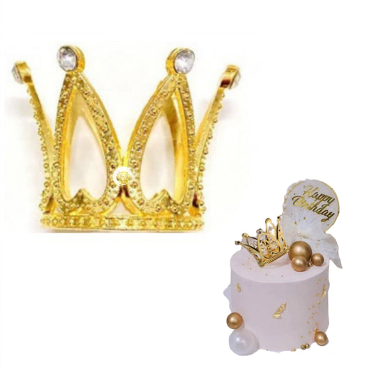 Golden Mini Cake Crown #2
