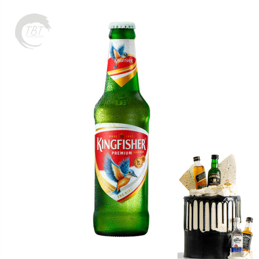 Kingfisher Beer Liquor Bottle Miniature Cake Toy