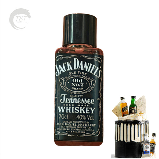 Jack Daniels Liquor Bottle Miniature Cake Toy