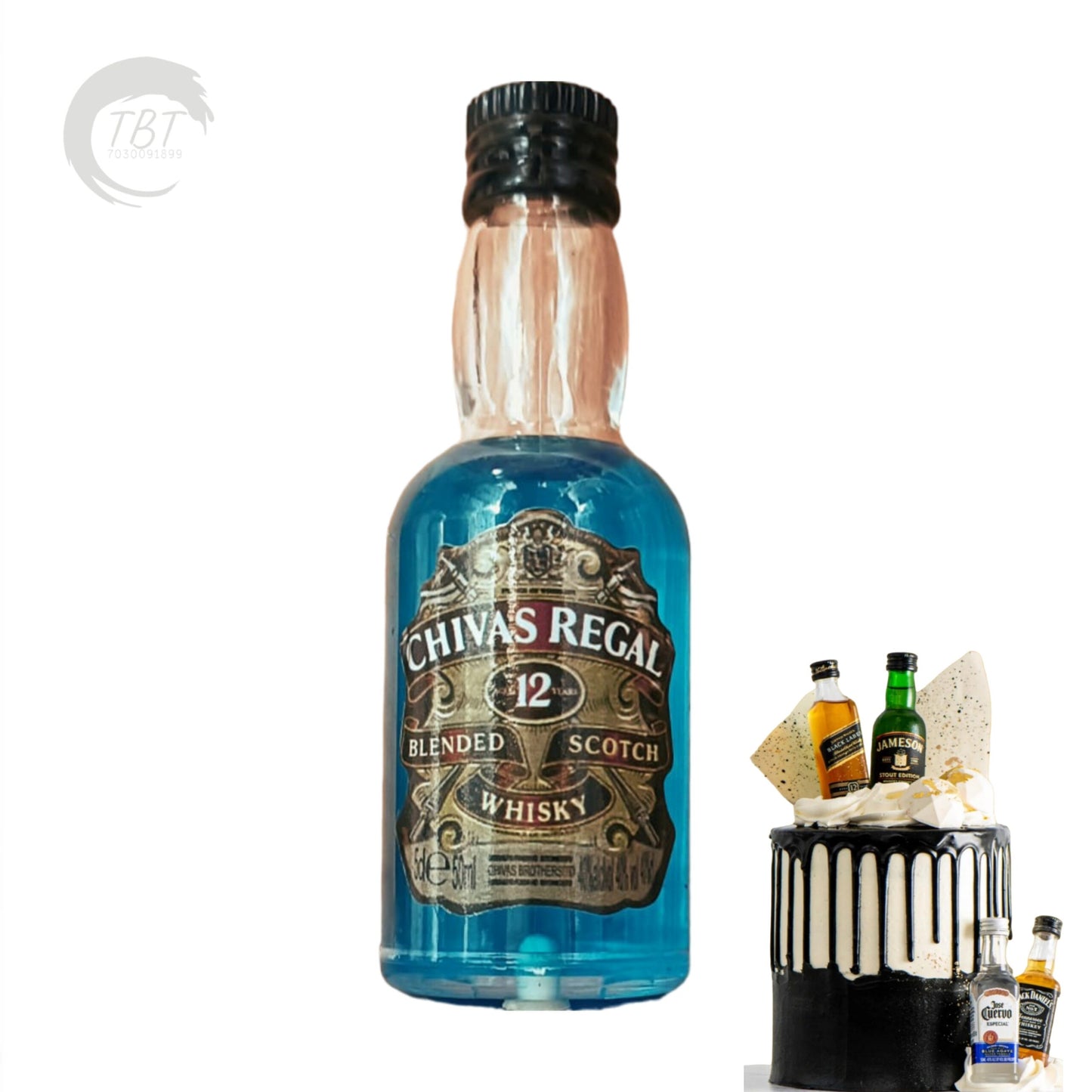 Chivas Regal Liquor Bottle Miniature Cake Toy