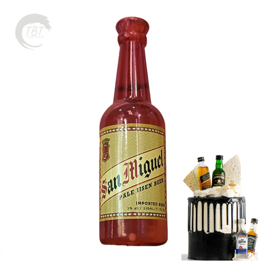San Miguel Beer Liquor Bottle Miniature Cake Toy
