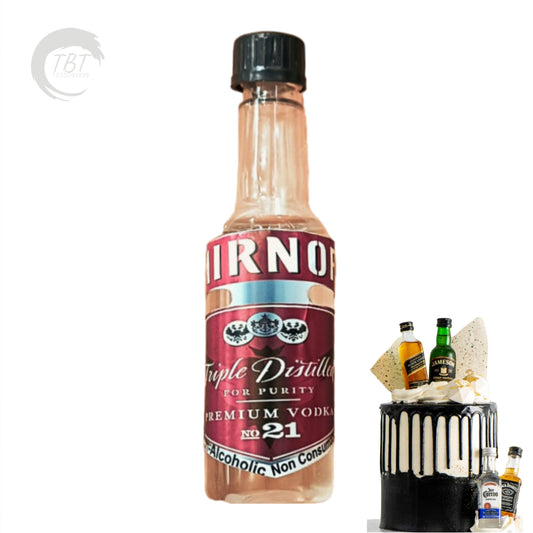 Smirnoff Vodka Liquor Bottle Miniature Cake Toy
