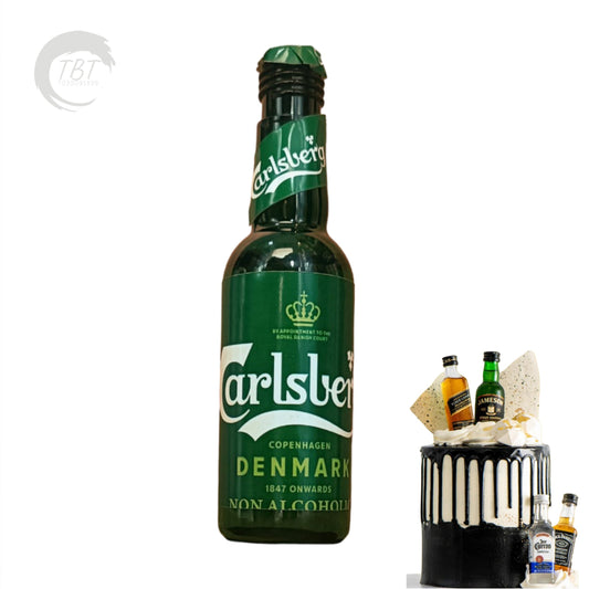 Carlsberg Beer Liquor Bottle Miniature Cake Toy