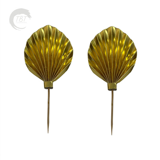 Paper Palm Leaf Cake Topper #8 (Set of 2)