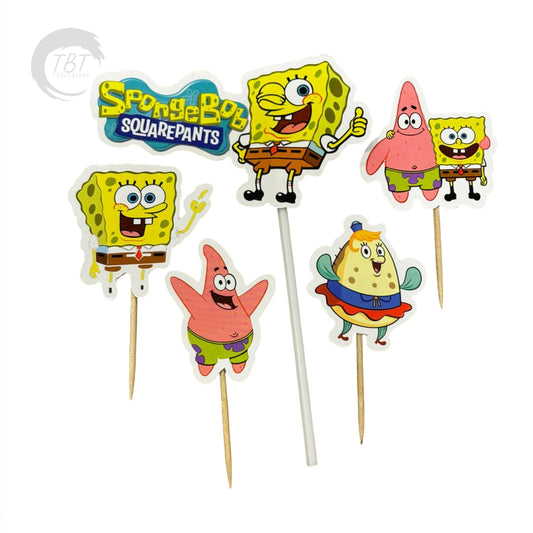 SpongeBob Paper Theme Topper Set