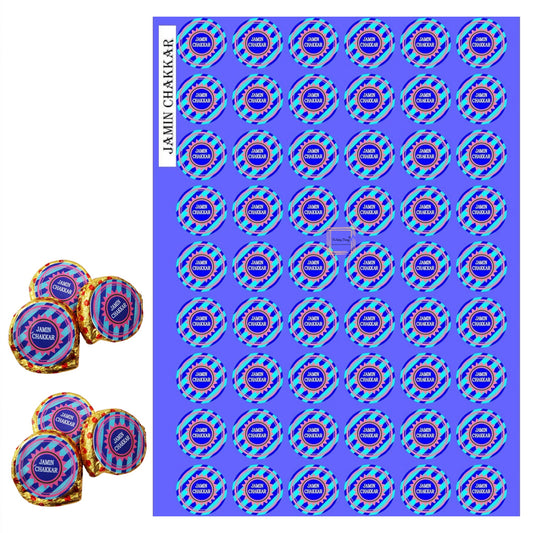 Diwali Cracker Chakri Chocolate Stickers