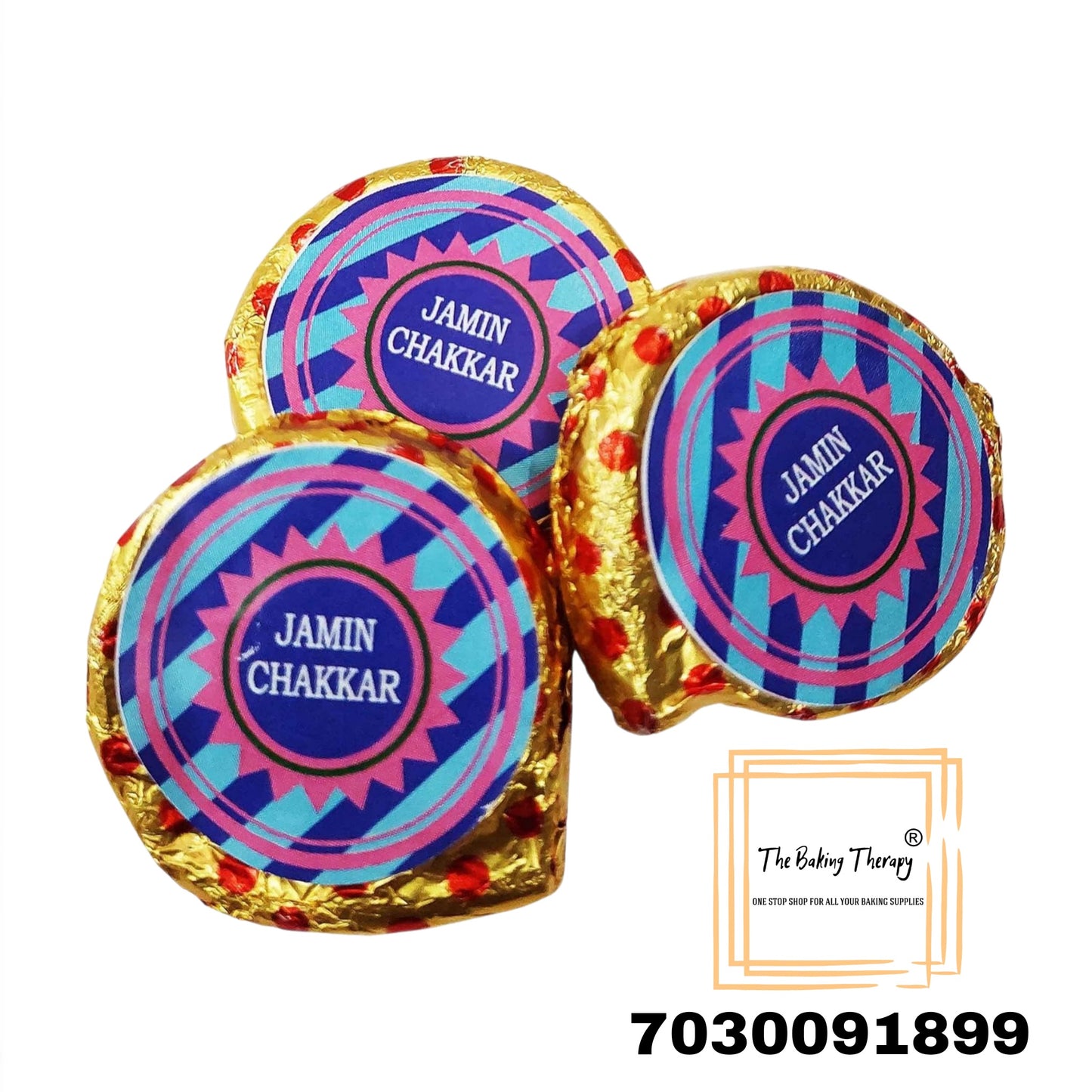 Diwali Cracker Chakri Chocolate Stickers