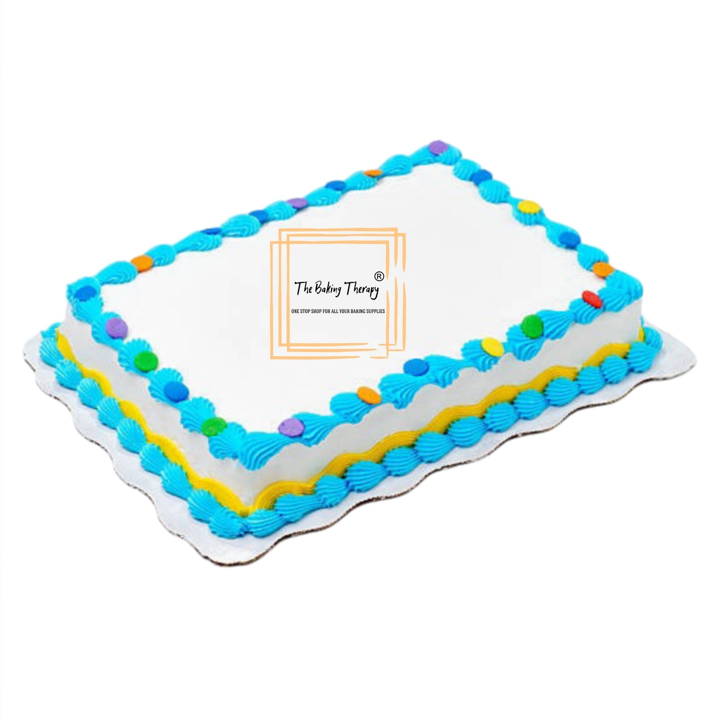 Aluminum Rectangle Cake Tin Baking Tray Cake Mold 10x8x2.5 Inch