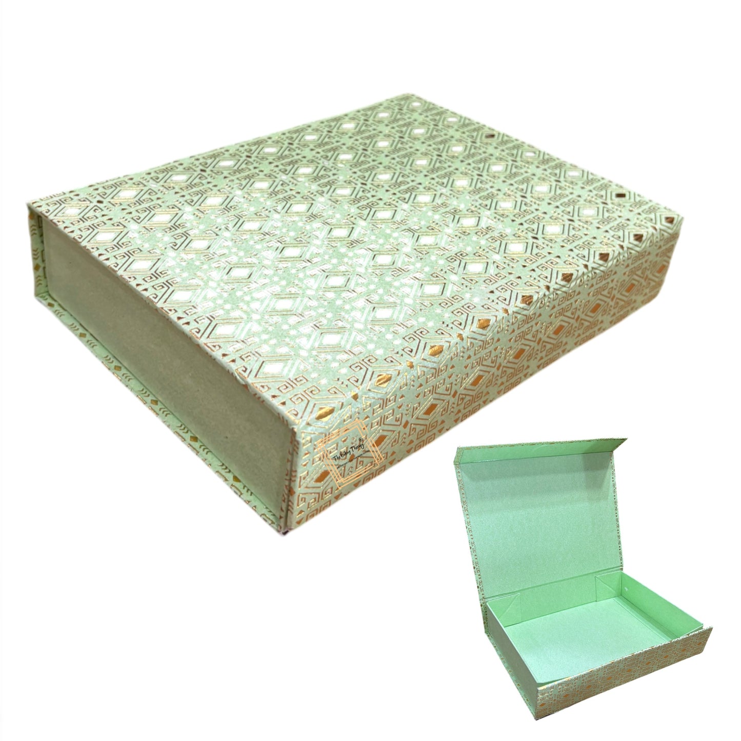 12 Cavity Foldable Rigid Chocolate Box With Magnetic Flap #3