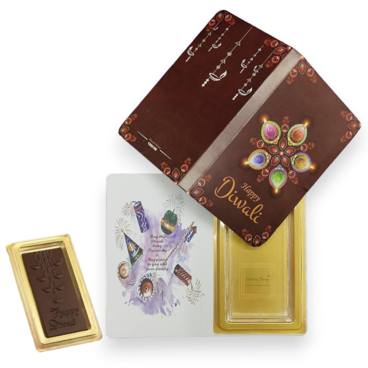 Happy Diwali Book Shape Chocolate Box Greetings With Chocolate #2