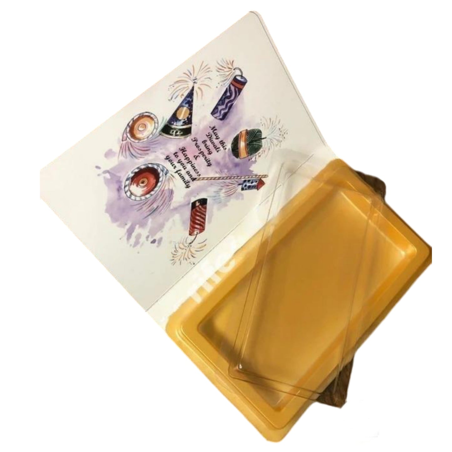 Happy Diwali Book Shape Chocolate Box Greetings With Chocolate #1