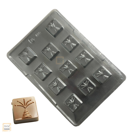 Diwali Cracker Square Anar PVC Chocolate Mold