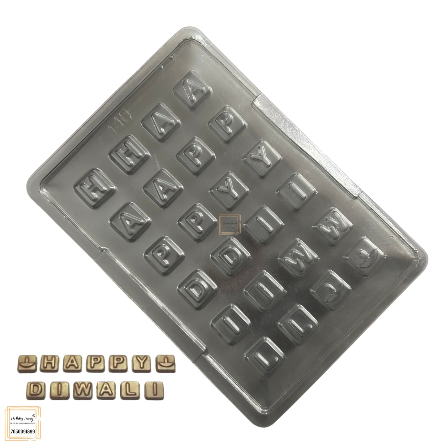 Happy Diwali SMS PVC Chocolate Mold