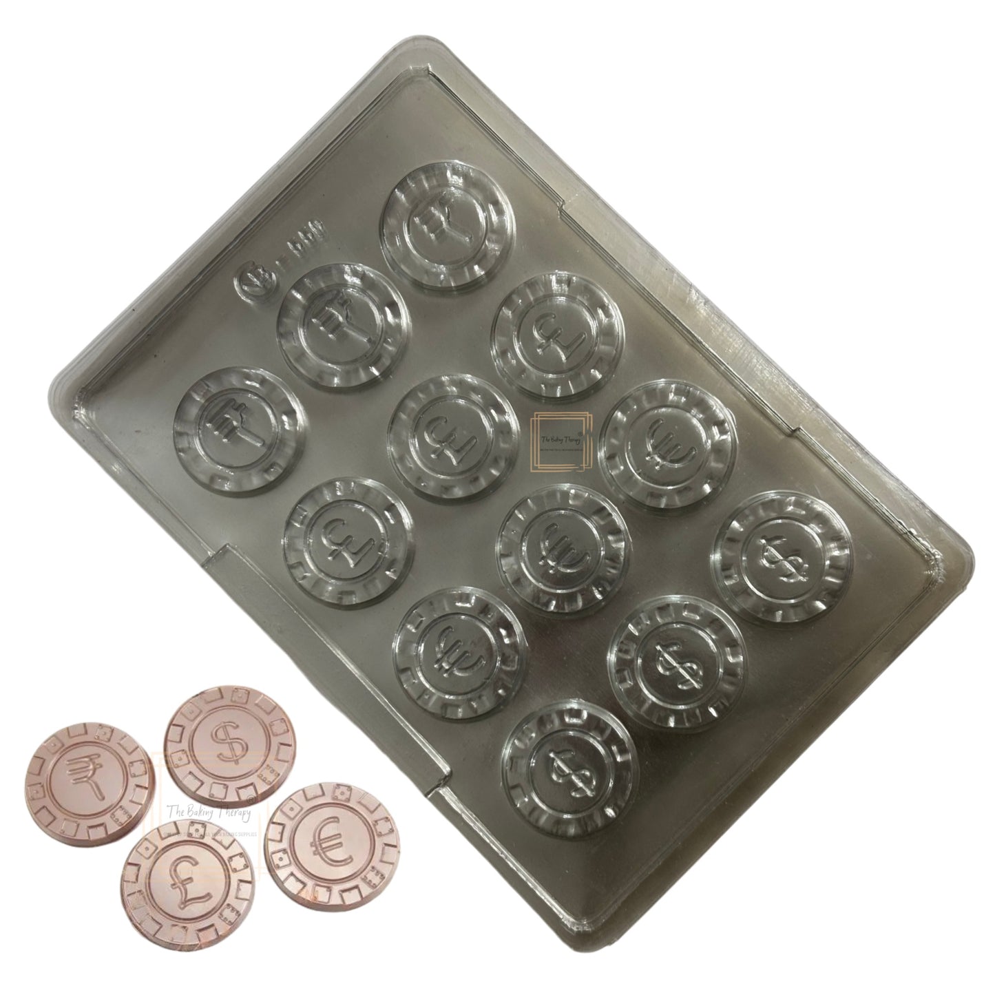 Poker Chips PVC Chocolate Mold