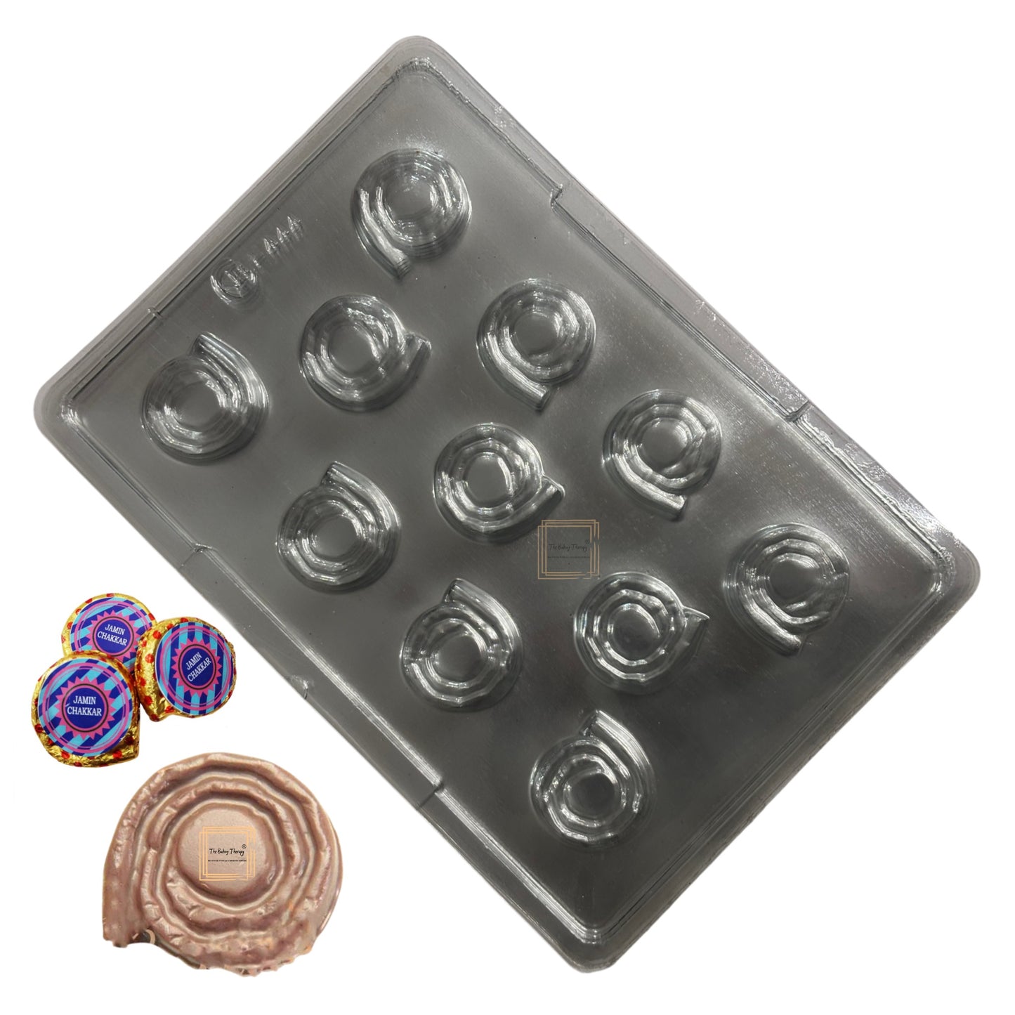 Diwali Cracker Chakri PVC Chocolate Mold