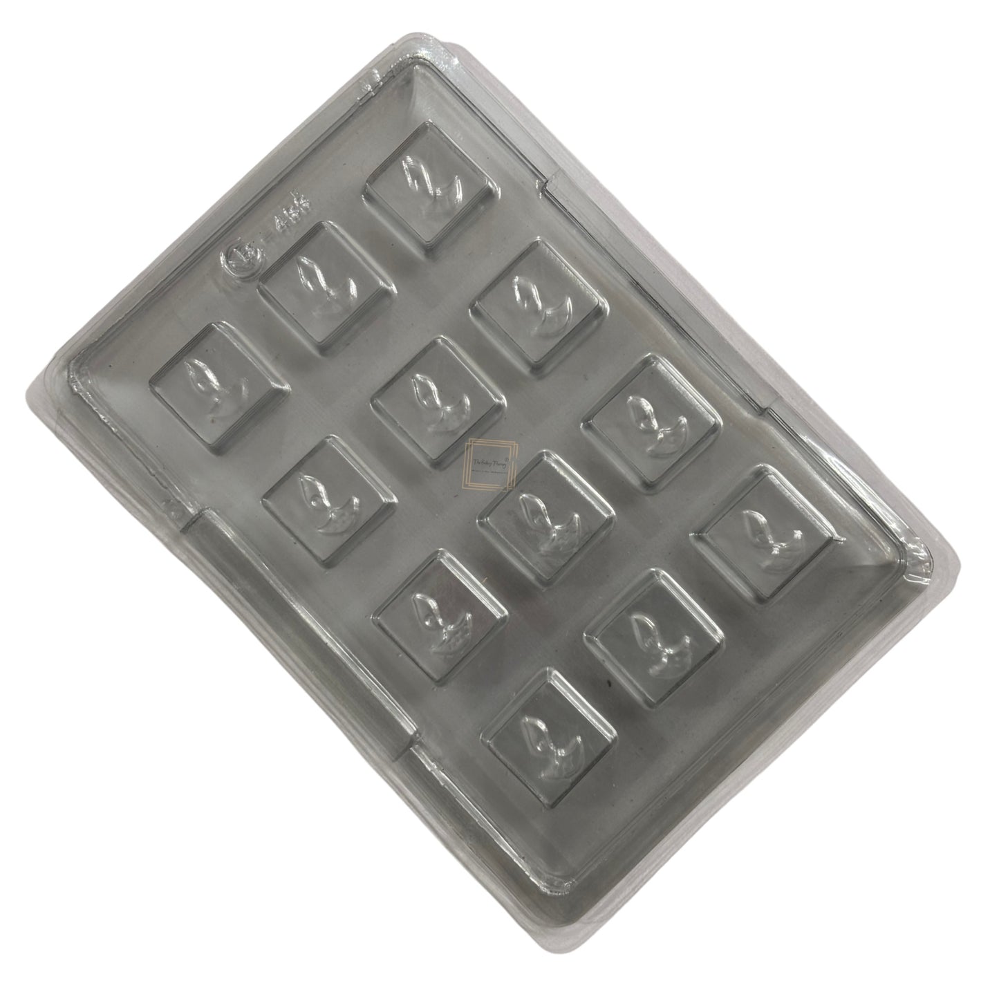Happy Diwali Square Diya PVC Chocolate Mold