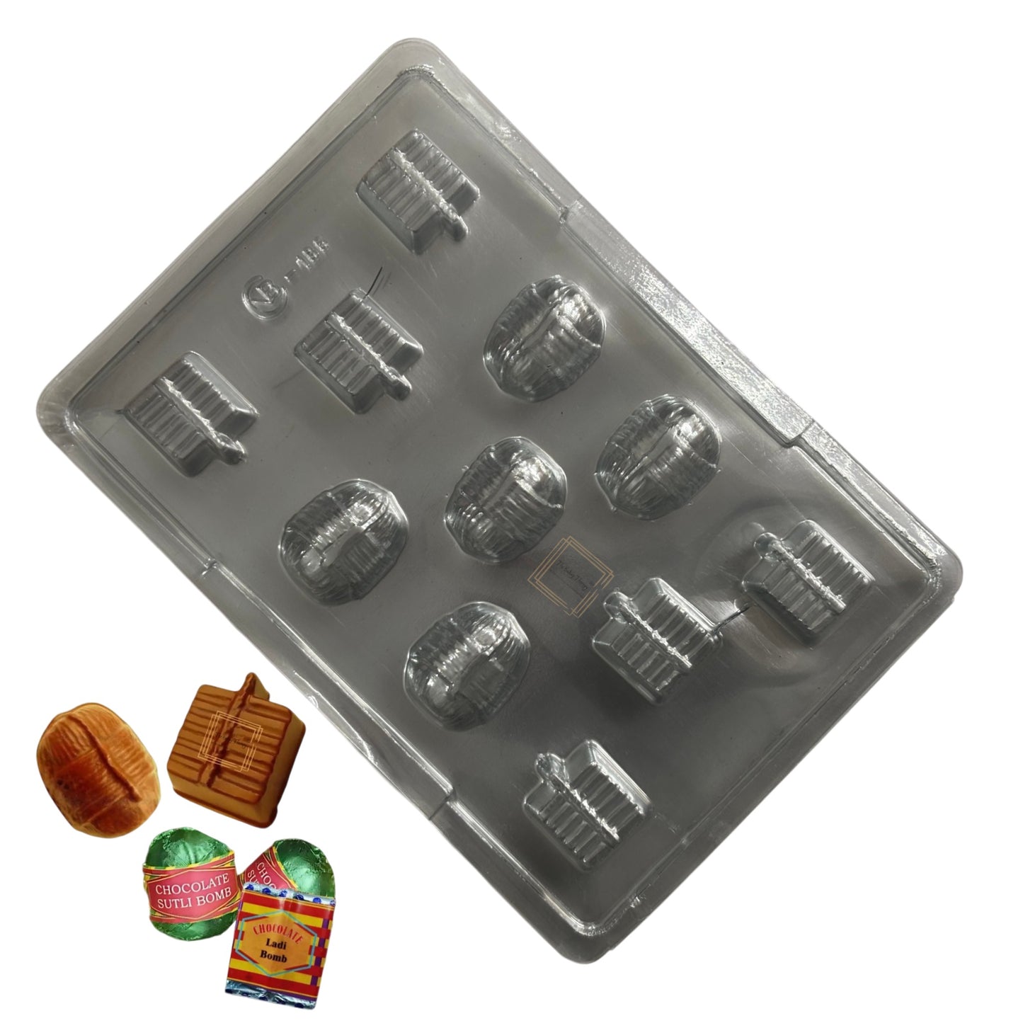 Diwali Cracker Sutli Bomb PVC Chocolate Mold