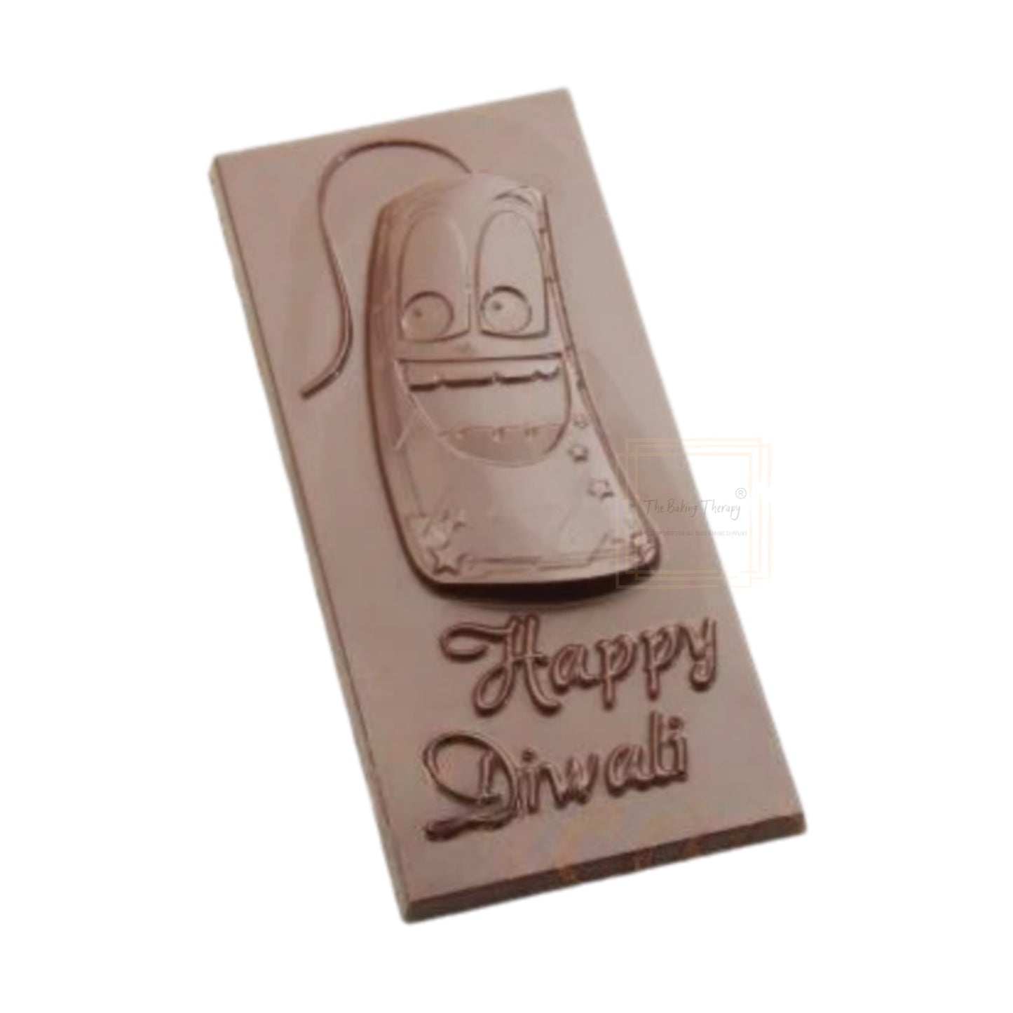 Happy Diwali Cracker Chocolate Bar PVC Mold