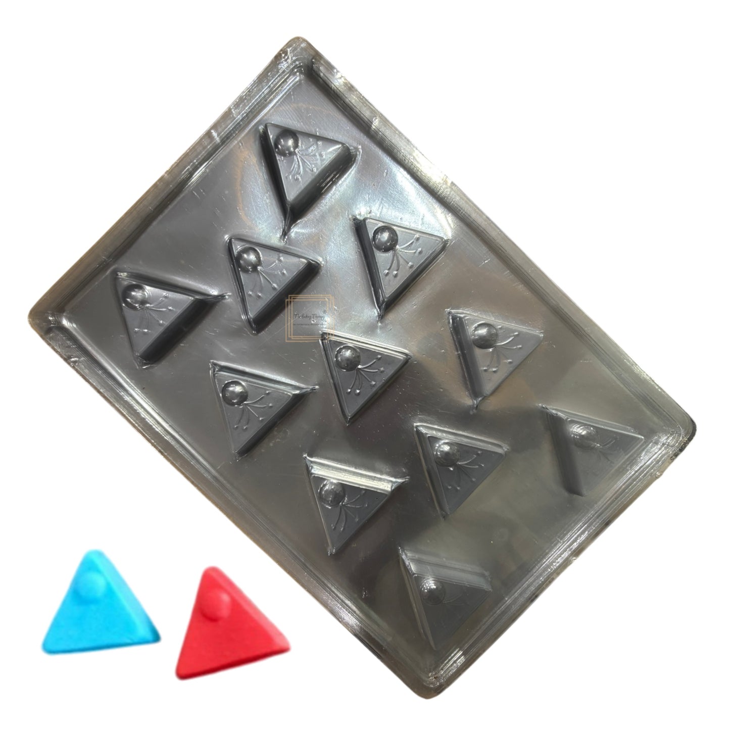 Diwali Cracker Triangle Anar PVC Chocolate Mold