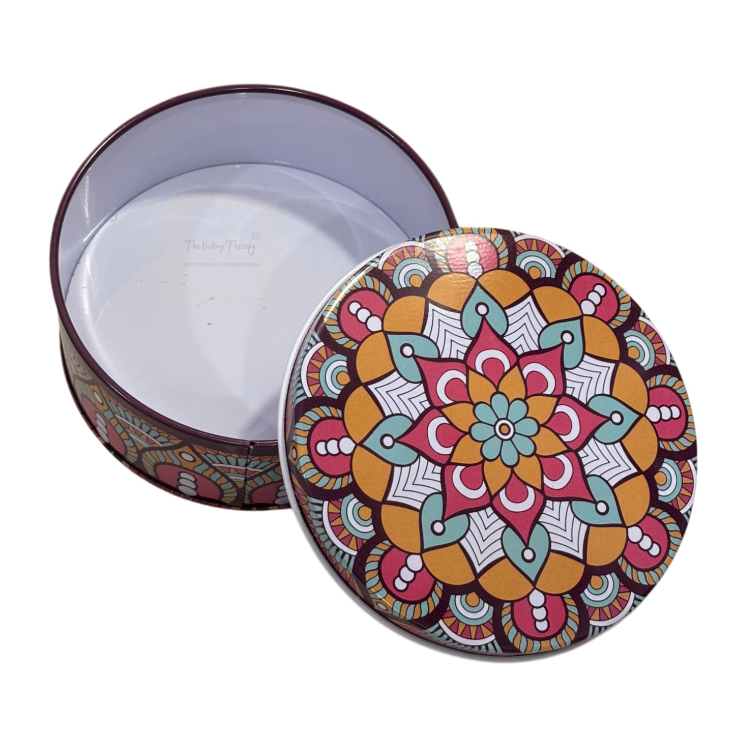 Imported Printed Dream Cake Tin Torte Cake Cookie Cake Tin #7
