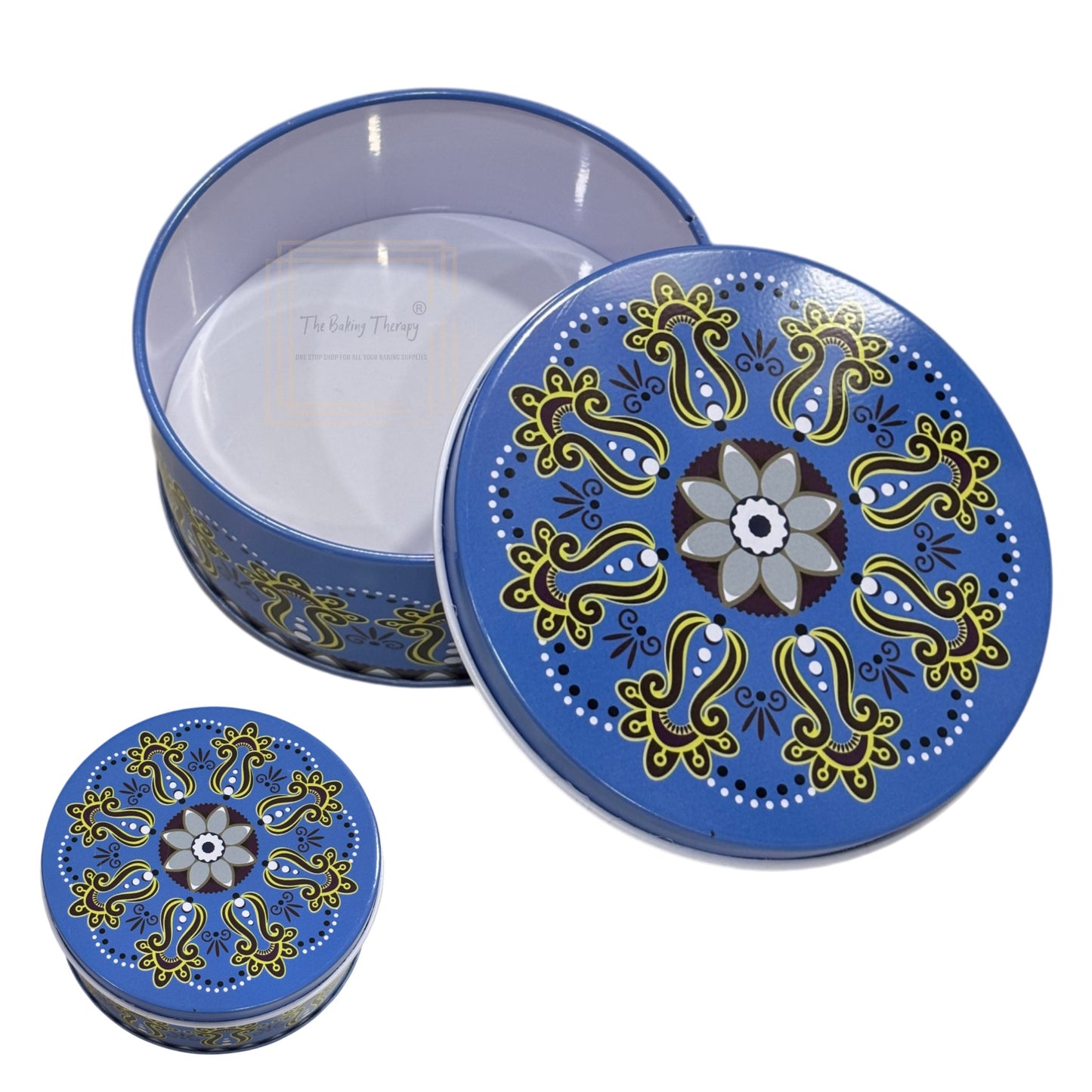 Imported Printed Dream Cake Tin Torte Cake Cookie Cake Tin #6