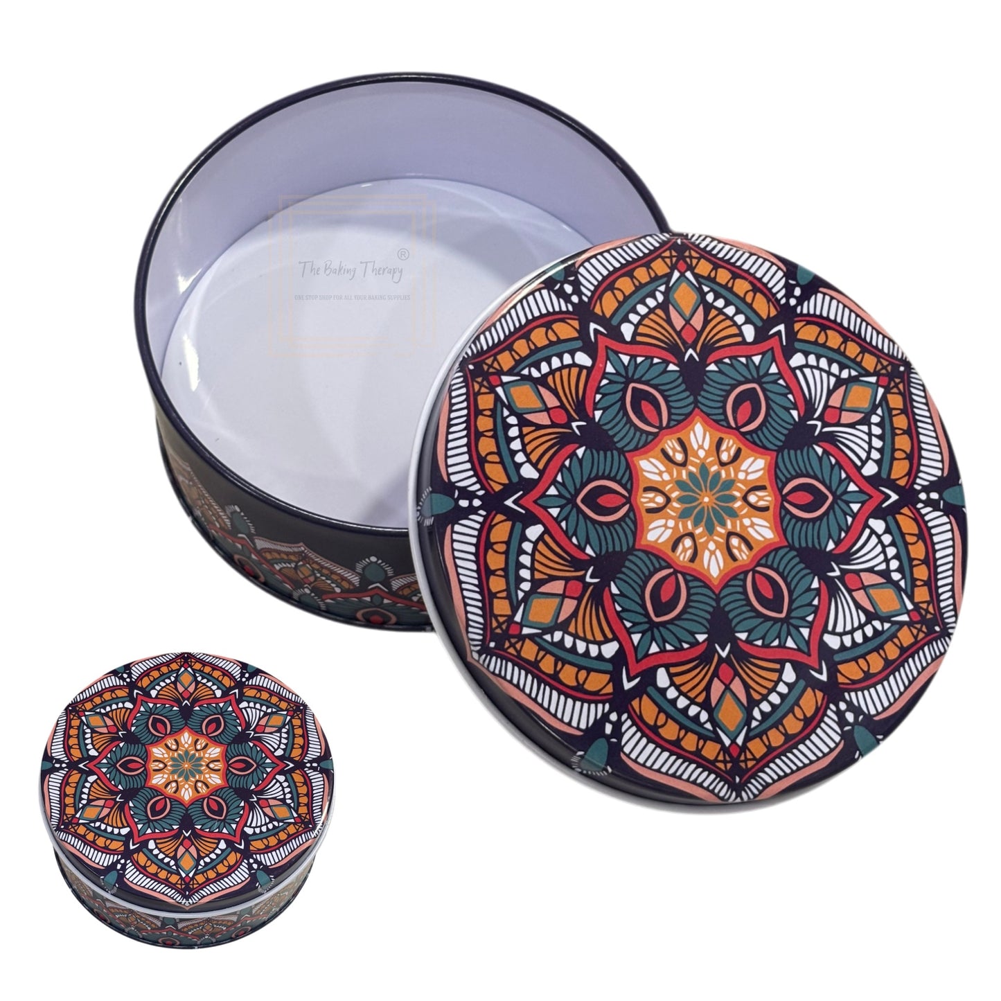 Imported Printed Dream Cake Tin Torte Cake Cookie Cake Tin #5
