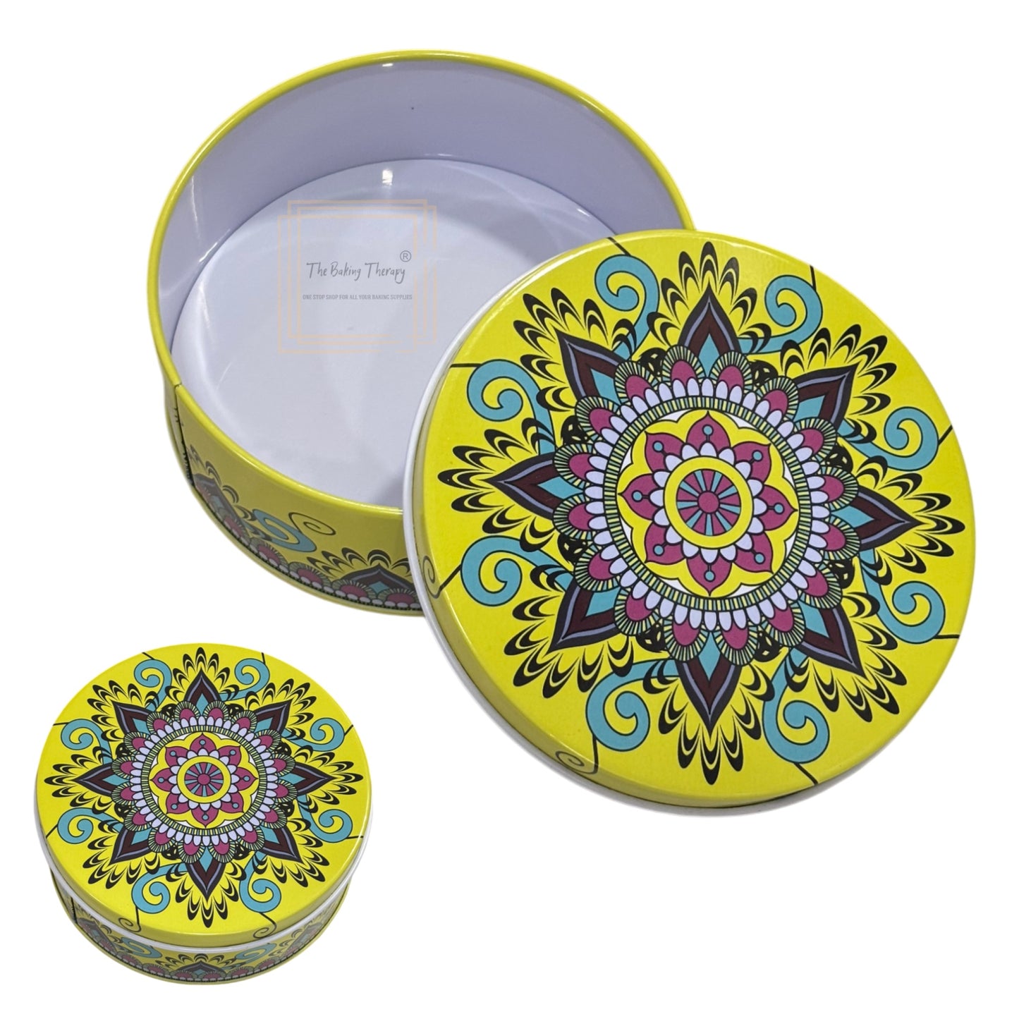Imported Printed Dream Cake Tin Torte Cake Cookie Cake Tin #2