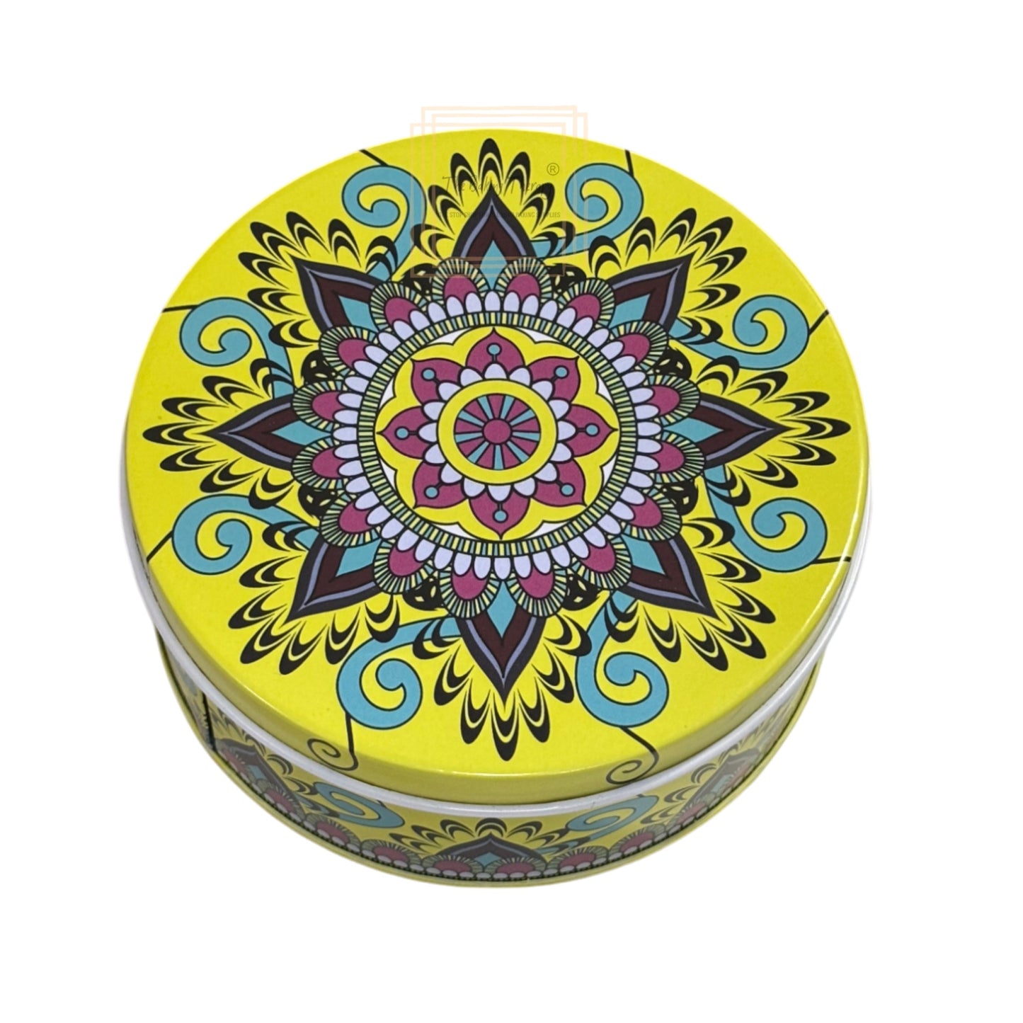 Imported Printed Dream Cake Tin Torte Cake Cookie Cake Tin #2