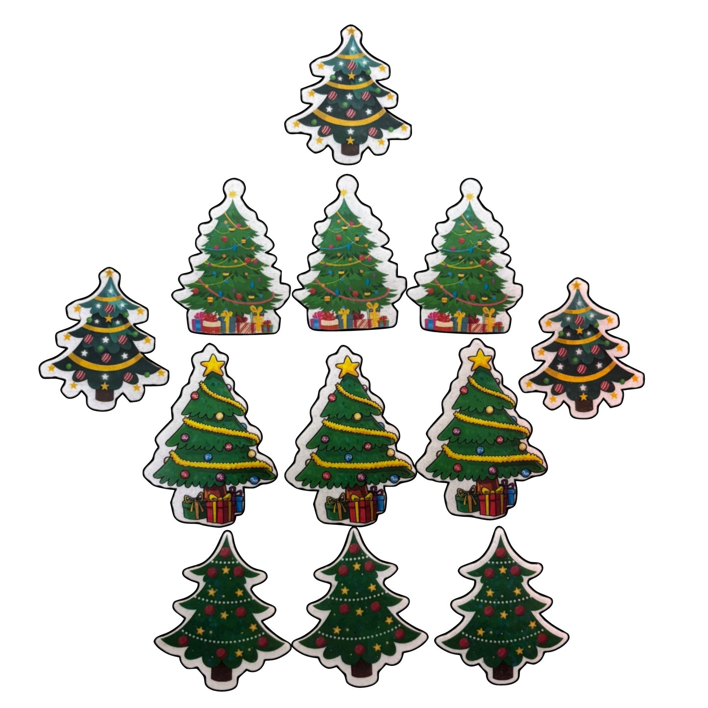 Edible Precut Christmas Tree Topper