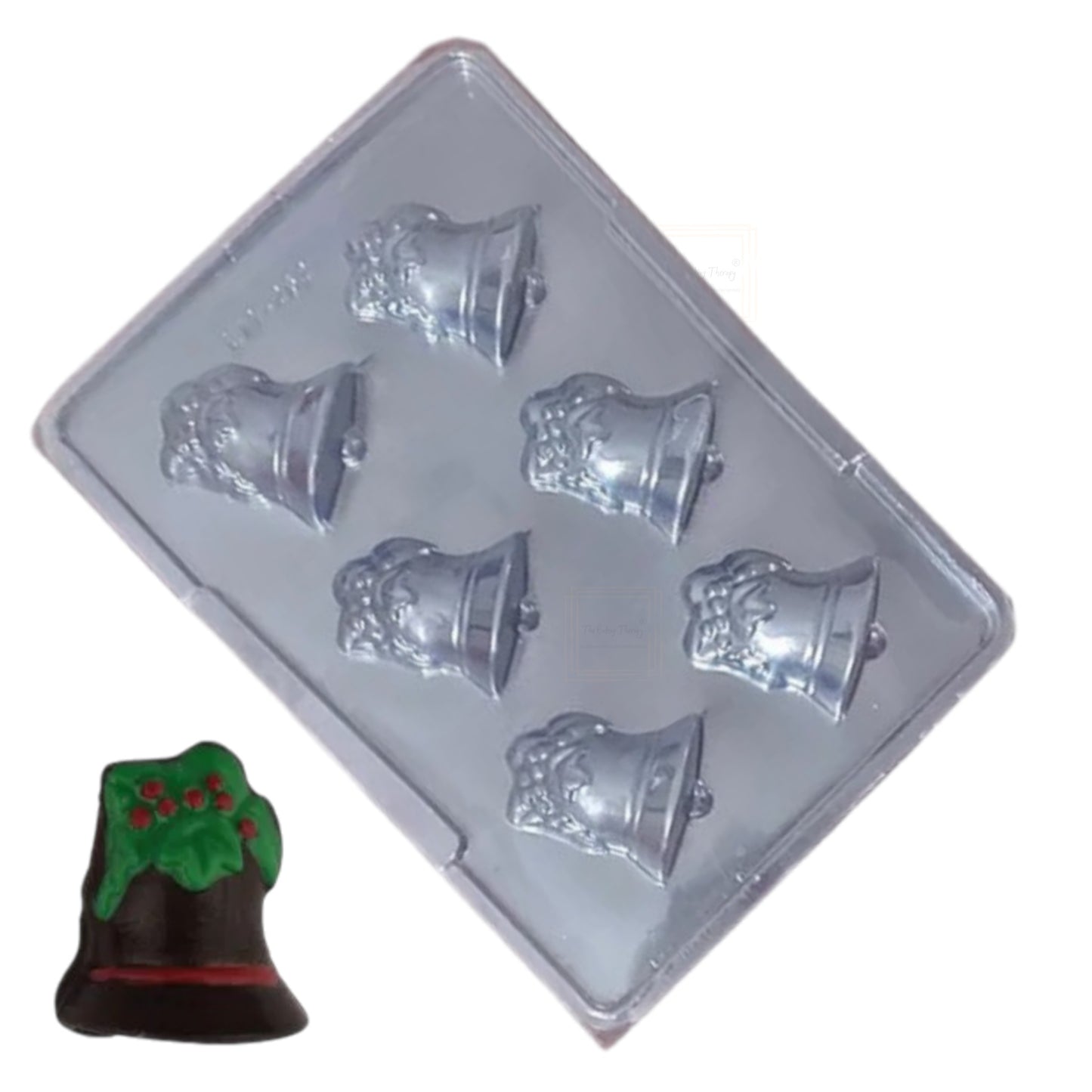 Christmas Bell PVC Chocolate Mold
