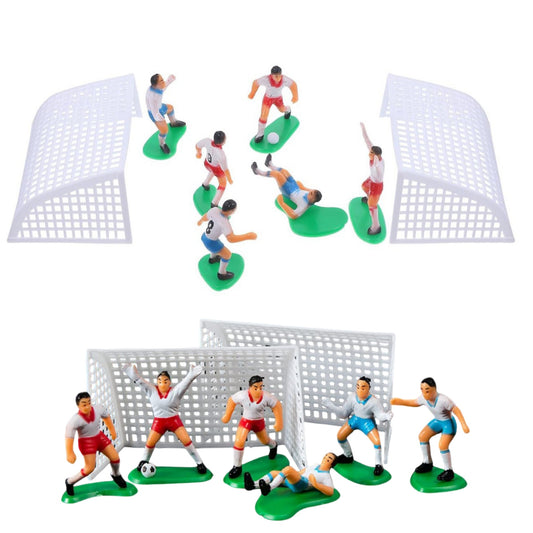 Football Cake Toy Topper Set { Set Of 6 Piece }