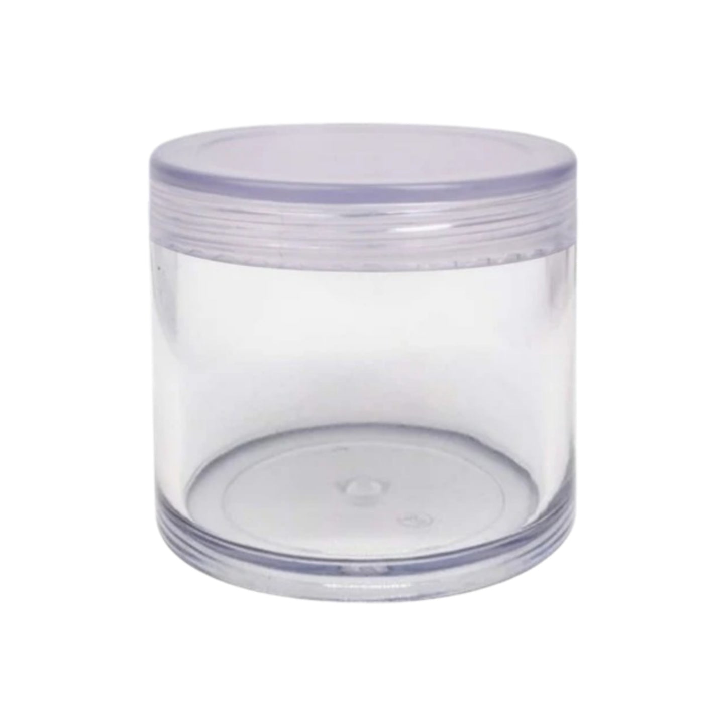 Round Transparent Plastic Small Pet Jar