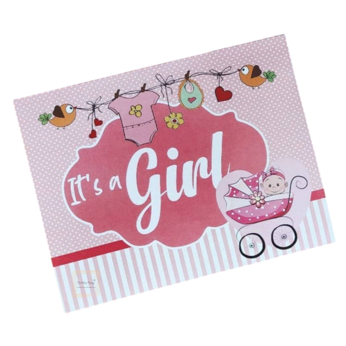 12 Cavity Baby Shower It's Girl Chocolate Packing Box (Without Cavity)