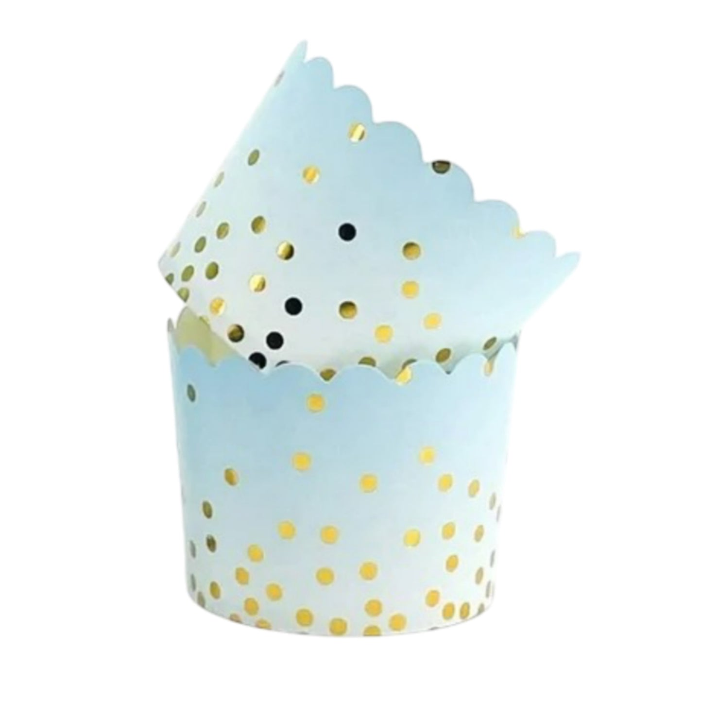 Golden Foil Print Bake And Serve Cupcake Muffin Liners Mold (Pack Of 50 Pcs)