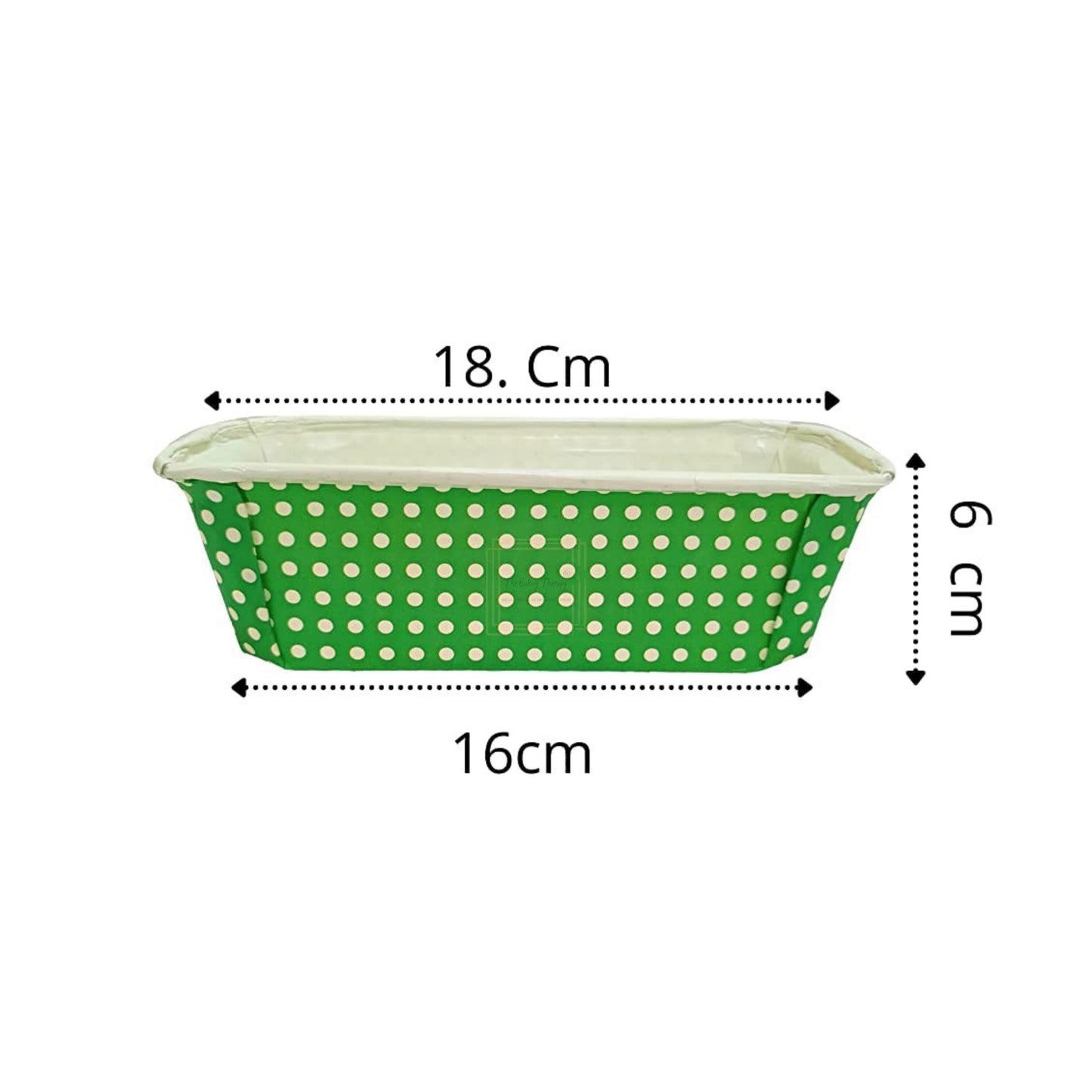 Brown Print Paper Bake and Serve Plumpy Mold Plum Cake Tea Cake Loaf Tray Mold ( Pack Of 10 Pcs )