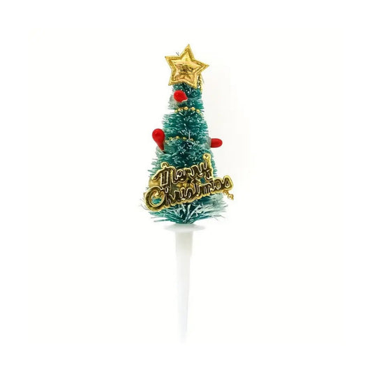 Christmas Mini Tree Cake And Cupcake Topper